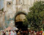 阿尔贝托 帕西尼 : market Day Constantinople